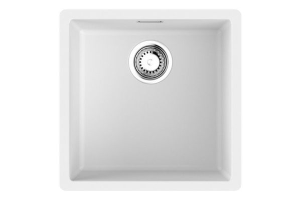 Inset sink OMOIKIRI Yamakawa 45T-Integra-WH 4997255 45.6x45.6x20 cm