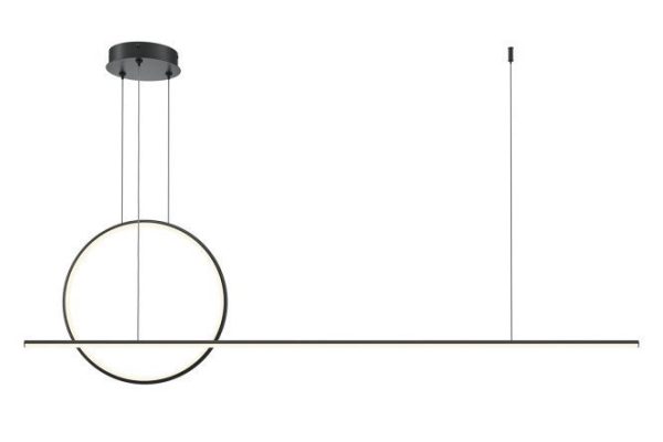 Hanging lamp MAYTONI Modern Halo 15 sq.m., LED, 143 cm