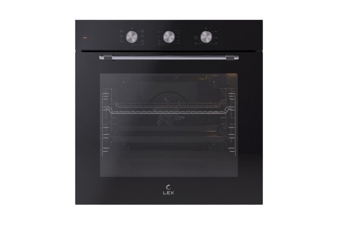 Electric oven LEX EDP 670 BL MAX, black, stainless steel 59.5x59.5x54.7 cm