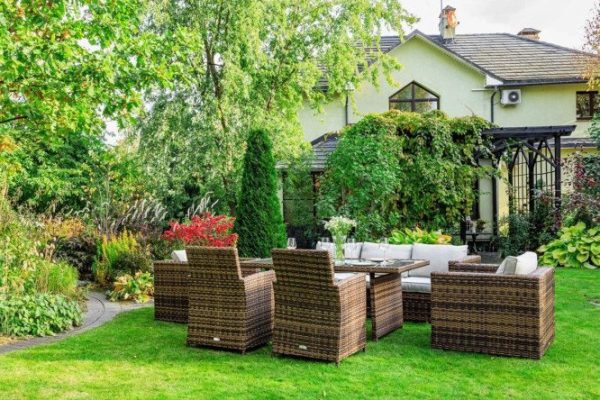 Furniture set Karl plus frame color brown, finishing brown