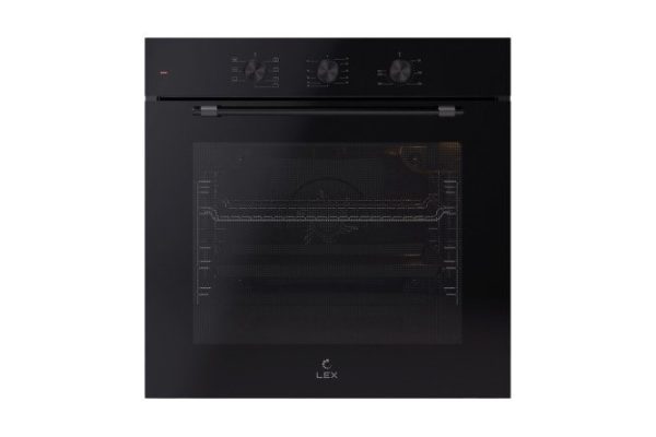Electric oven LEX EDP 670 BBL MAX, black 59.5x59.5x54.7 cm