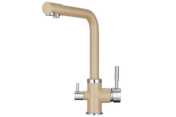 Kitchen mixer KRONAsteel Brunnen H315 1 sand