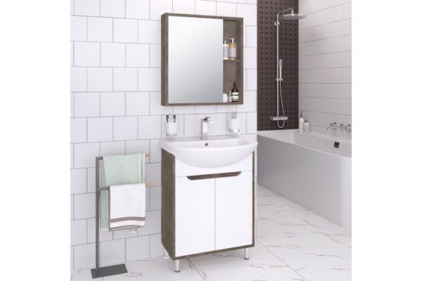 Bathroom furniture RUNO Eco 60 iron stone