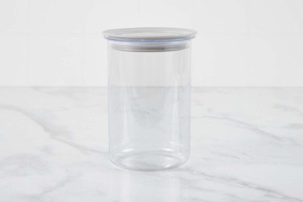 Jar with a vacuum lid for bulk products 29601 11.4x16x11.4 cm, 1000 ml
