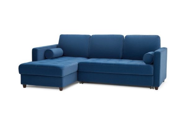 Corner sofa bed DREAMART Sheffield with left corner