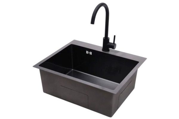 Built-in sink ALCORA Oslo 2015110NB+SS-SF-201 58x48x22 cm