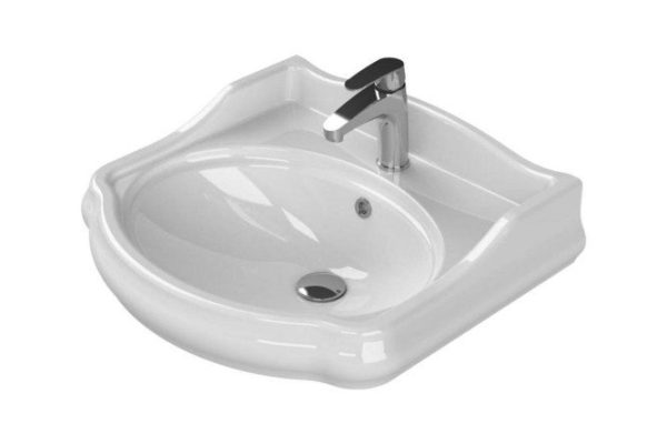 Washbasin Victoria 60 030200-u-01 Wall-hung, 60x27x54 cm