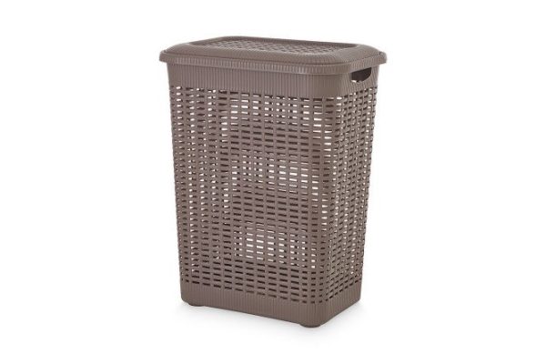 Laundry basket with lid 12934 42x56x31 cm, 50 l, Polypropylene