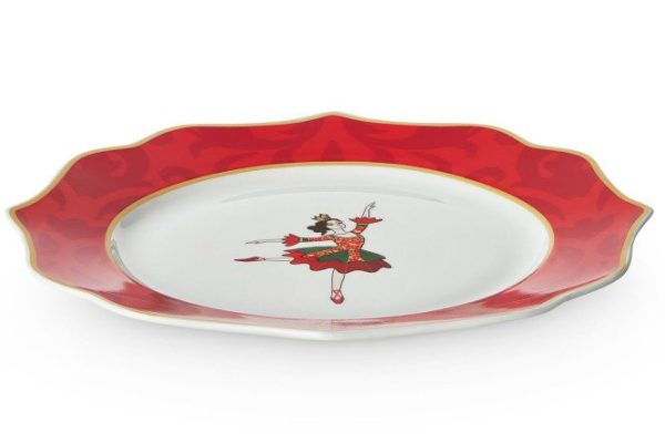 Dessert plate Nutcracker Porcelain