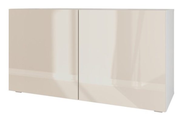 Cabinet Oscar Amika 120x64 with doors, white / cashmere gloss