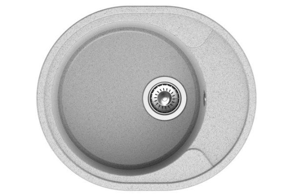 Allonge RF0658GR mortise sink with drainer 48x57x19 cm