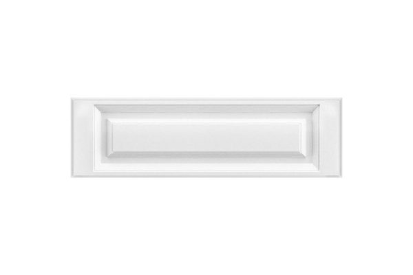 Aurora front of a low cabinet drawer 59.6x17.6 cm, white snow soft color
