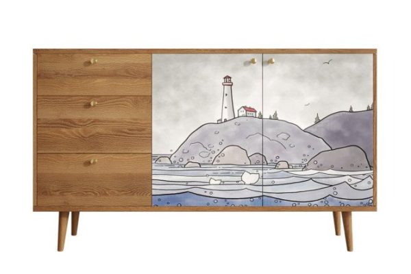 Chest of drawers Berber 2 doors and drawers