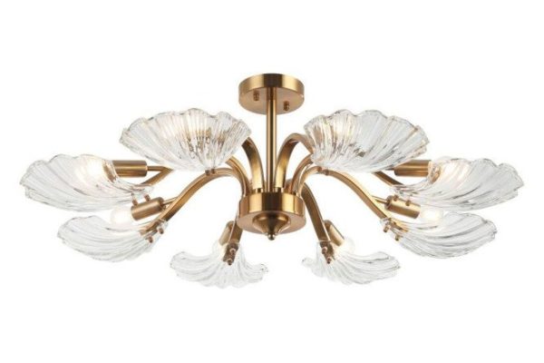 Ceiling chandelier STILFORT Muschel 16 sq.m., 86x30x86 cm, E14