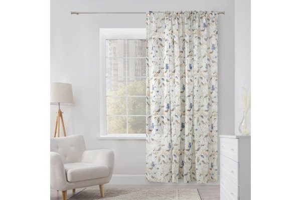 Tulle MICASA Agostina 300x275 cm, 1 piece, white, beige, blue
