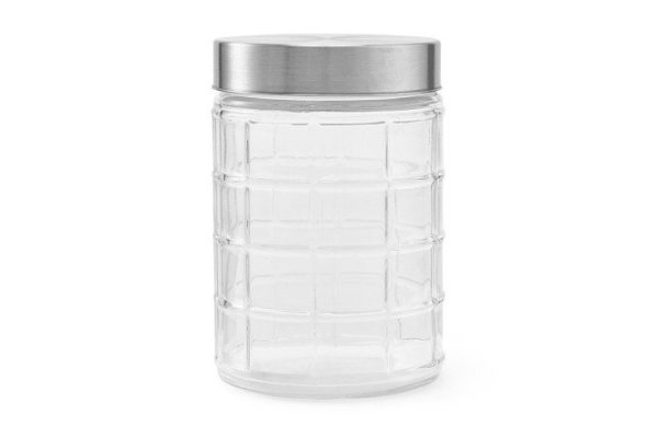 Storage jar with lid BERKRAFT Victory 11.2x16.8x11.2 cm, 1300 ml