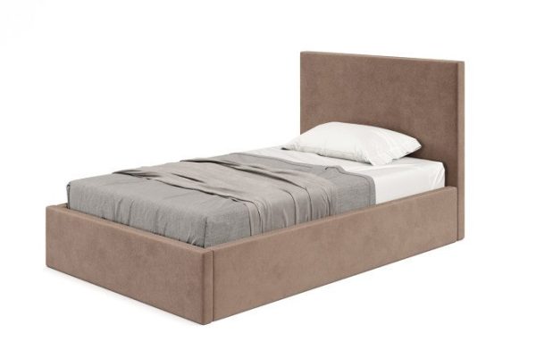 Bed with lifting mechanism Paris cocoa color 140x200 cm