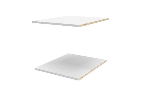 Set of shelves for Oscar frame 2 pcs. 50x58 cm, white