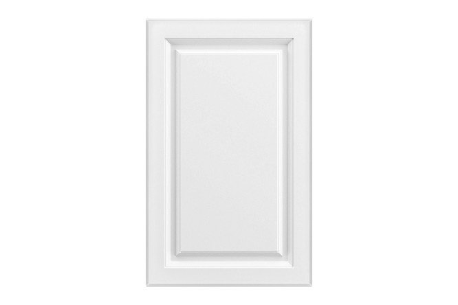 Aurora facade for dishwasher 44.6x71.6 cm, white snow soft color