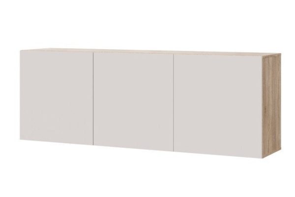 Cabinet Oscar Moon 180x64 with doors, Sonoma oak / Santiago soft