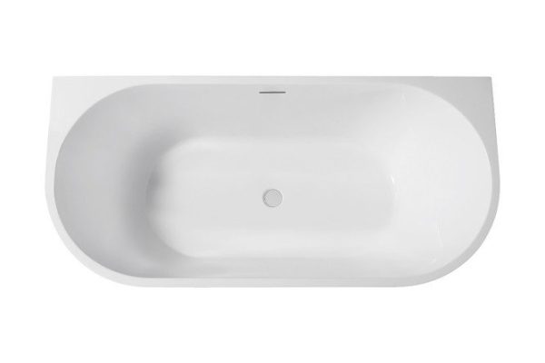 Wall-mounted bathtub AB9216-1.7 170x80 cm