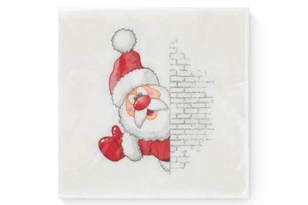 Double-layer napkins Hall Father Christmas