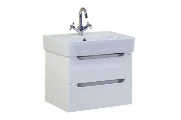 Hanging cabinet ONIKA Naples 106104 56.4 cm, frame color white, facade white