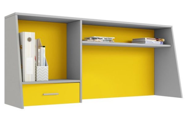Aviv desk extension with drawer and shelf