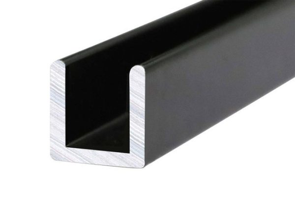 End strip for panels SOYUZ 1040 600 mm, black