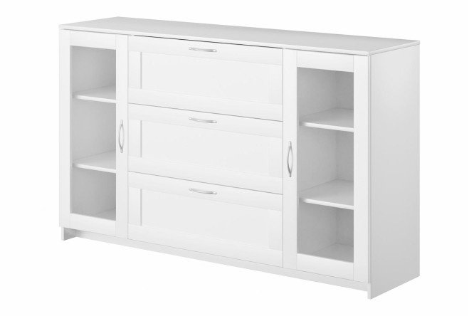 Sirius cabinet 2 doors with glass and 3 drawers