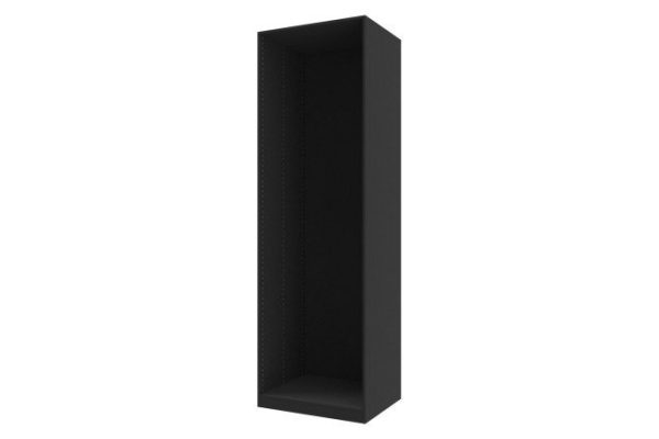 Cabinet body 2-door Oscar 75x236x58 cm, black