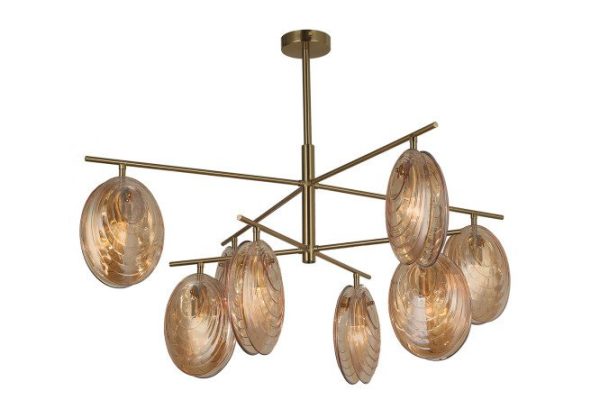 Ceiling chandelier FAVOURITE Media 5 sq.m., 90x68.5x90 cm, E14
