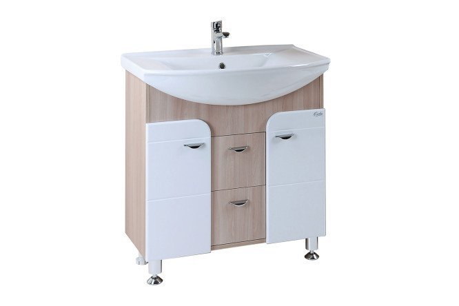 Floor stand ONIKA Style 107512 72 cm, frame color shimo ash light, facade white