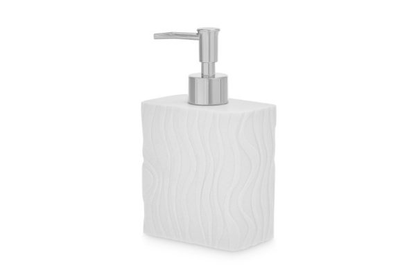 Liquid soap dispenser EVIO Fiore 459 ml, Polyresin