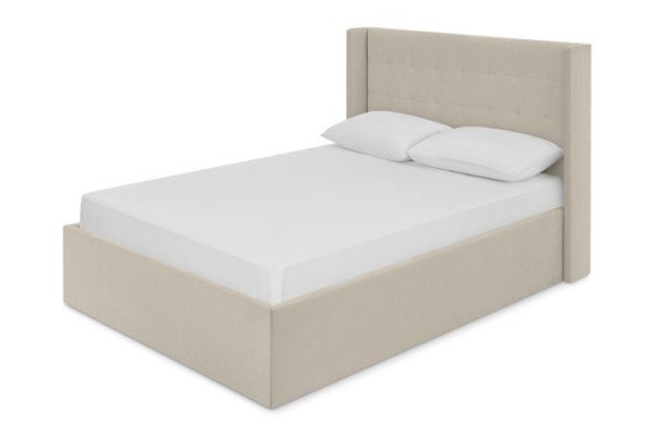 Bed with lifting mechanism Tuva color beige 180x200 cm