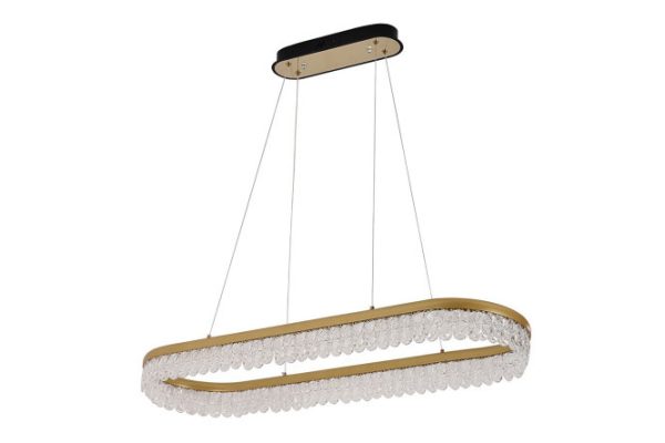 LED pendant chandelier FAVOURITE Lunetta 33.6 sq.m., 100x13x30 cm, LED