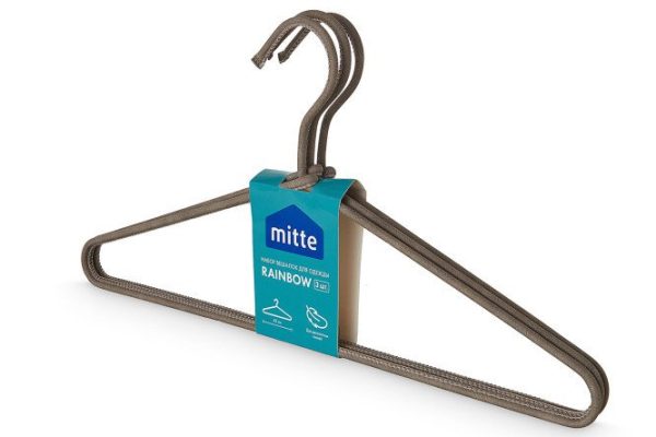 Set of clothes hangers MITTE Rainbow 3 pcs.