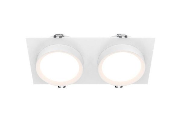 Recessed luminaire MAYTONI Downlight Hoop 22x4.5x11 cm, GX53