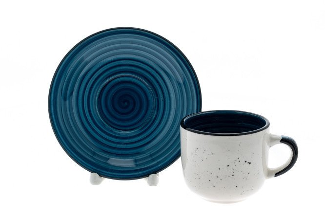 Tea pair Elrington Breeze Aster 260 ml, Ceramics