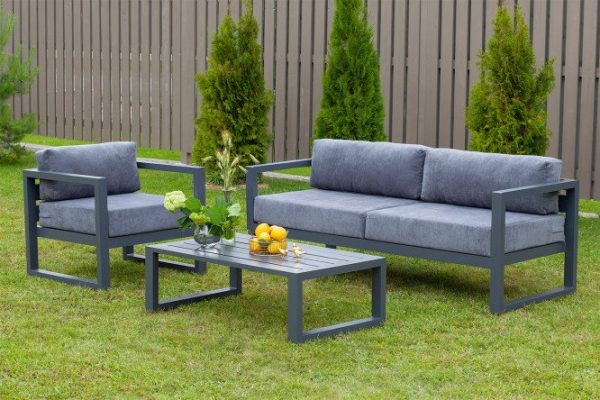 Garden furniture set Capri color gray