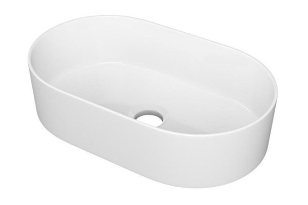 Overhead oval washbasin POINT Victoria 53 PN43061, white Overhead, 53x14x31.5 cm