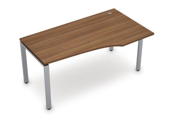 Avance curved table 160x75x90 cm, right