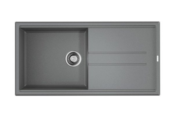 Inset sink with wing OMOIKIRI Tedori 100-GR 4993567 100x51x20 cm