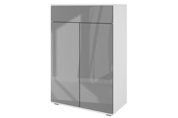 my2q96zdq84d7wg6i177f8f3zqoxu6ur.jpg Nightstand Oscar Amika 75x112.4x41.6 cm, white, gray dusty gloss