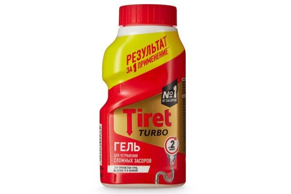 Gel for clearing blockages Tiret Turbo 0.2 l
