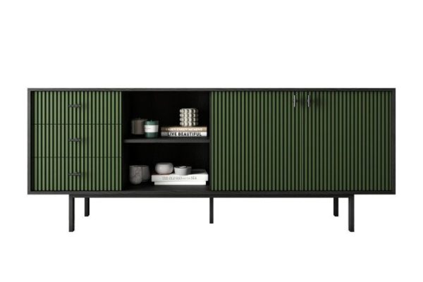 Emerson chest of drawers with doors and niche