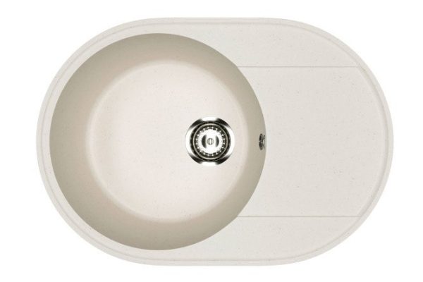 Kitchen sink ECON UPD-107 with drainer 61x47x19 cm