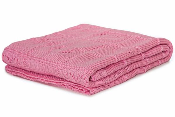 Knitted blanket MARHATTER Hearts Knitwear, 100x140 cm