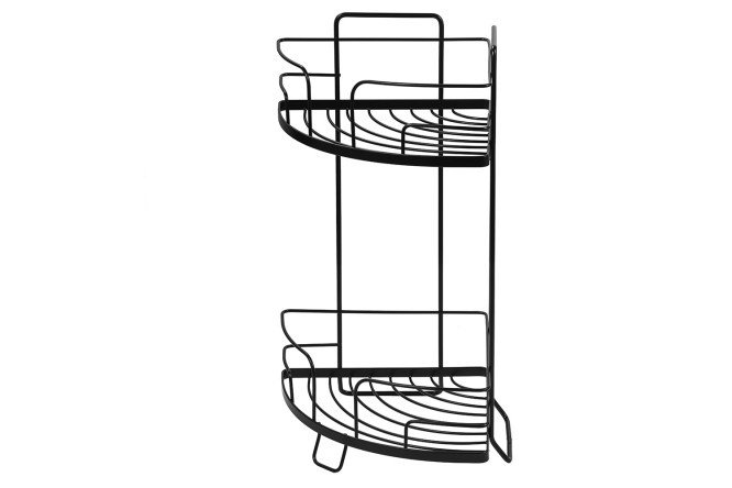 Corner shelf 2-tier BERKRAFT Loft 20x46x20 cm