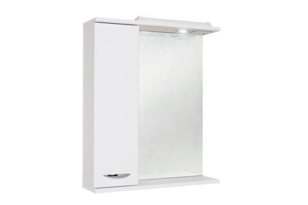 Mirror cabinet with lighting ONIKA Nika 60 206015, left 60x71.2x16 cm, Left